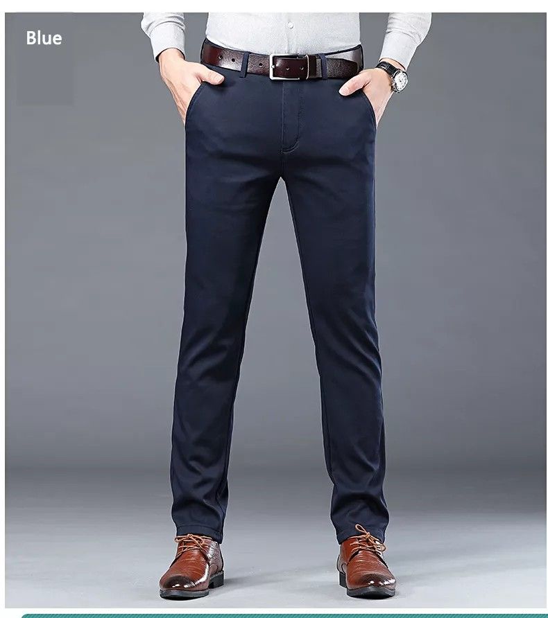 Smart Stock Chinos Pant For Men - Blue