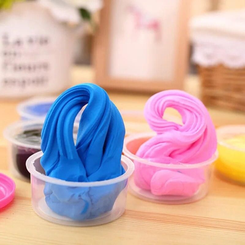 24Pcs Air Drying DIY Malleable Polymer Modeling Clay Playdough Tools Soft Blocks Plasticine  Playdoughs With Plastic Box  TY0175