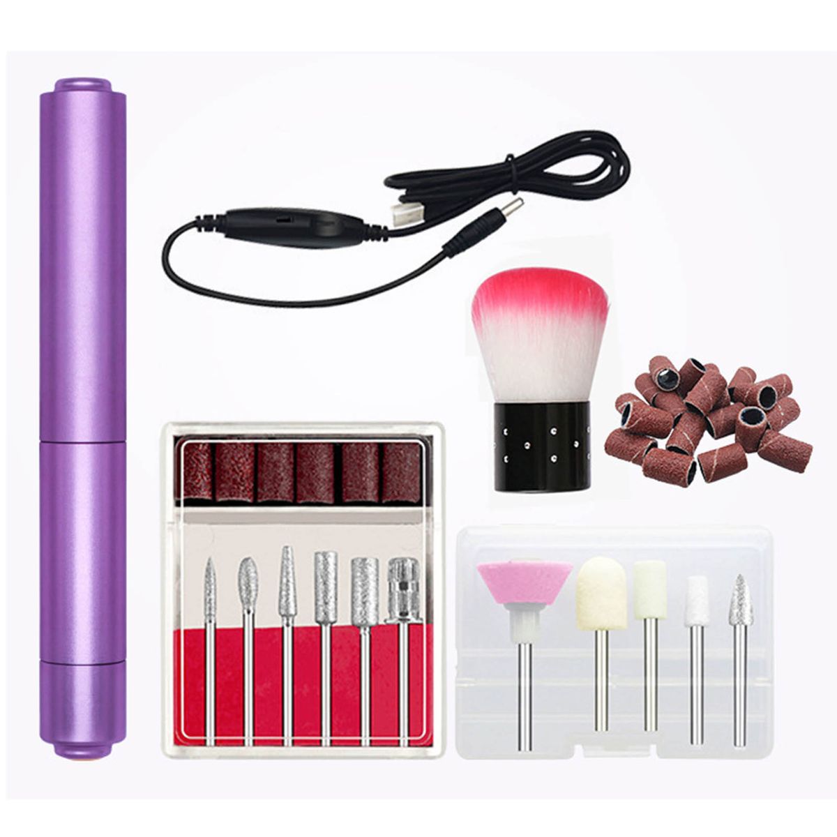 The Pen Cap Type Nail Polishing Machine USB Charge Straight