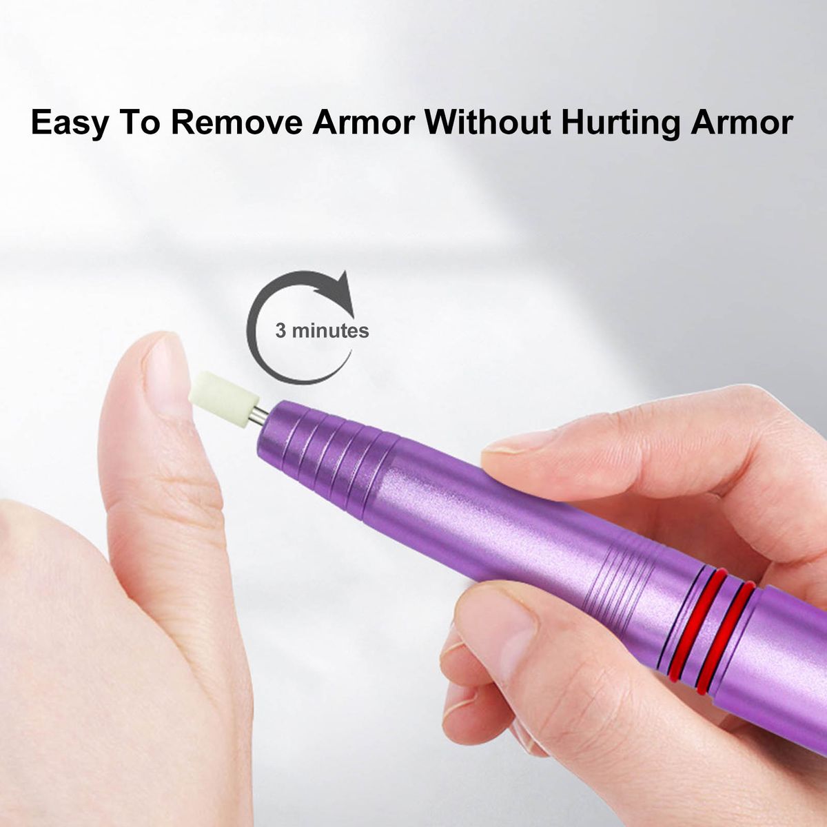 The Pen Cap Type Nail Polishing Machine USB Charge Straight