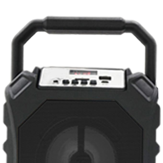 Karaoke Bluetooth Machine With Lights Handheld Compact Black