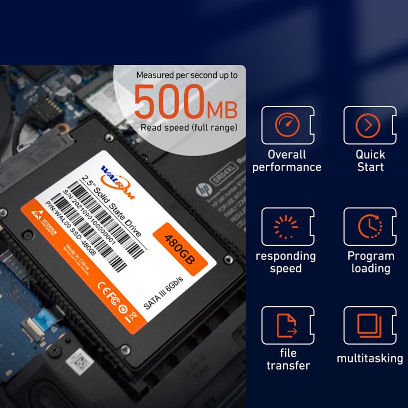 Hard Drive Disk SATA SSD 128GB 2.5 Laptop Desktop
