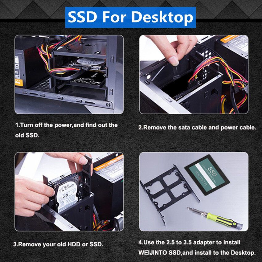 Hard Drive Disk SATA SSD 128GB 2.5 Laptop Desktop