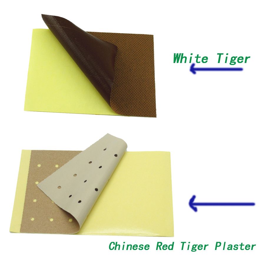 Health Herbs Relaxation Muscle 8Pcs Medical White Plaster E Red Plaster D0050 Car Chinese Tiger+8Pcs Joint Massage Tiger Pain
