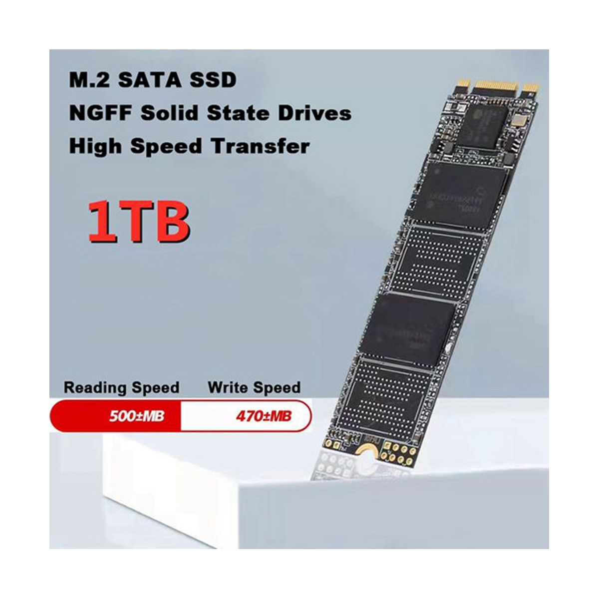 M.2 NGFF SSD M.2 SATA3 1TB Solid State Drive 2280 Internal H