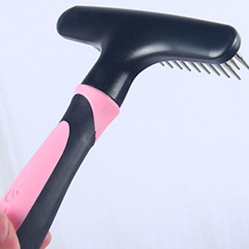 Dog Comb Brushing Pet-Supplies Double Row Pins Grooming