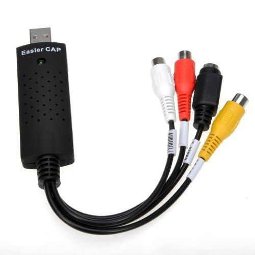 USB 2.0 To RCA Cable Adapter Converter For Audio Video Capture Card