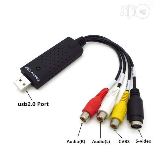 USB 2.0 To RCA Cable Adapter Converter For Audio Video Capture Card