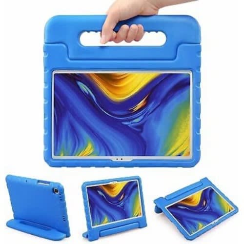 Kids Tablet Stand Case Cover For Samsung Galaxy Tab A7 10.4in 2020 Sm-t500 T505 - Blue