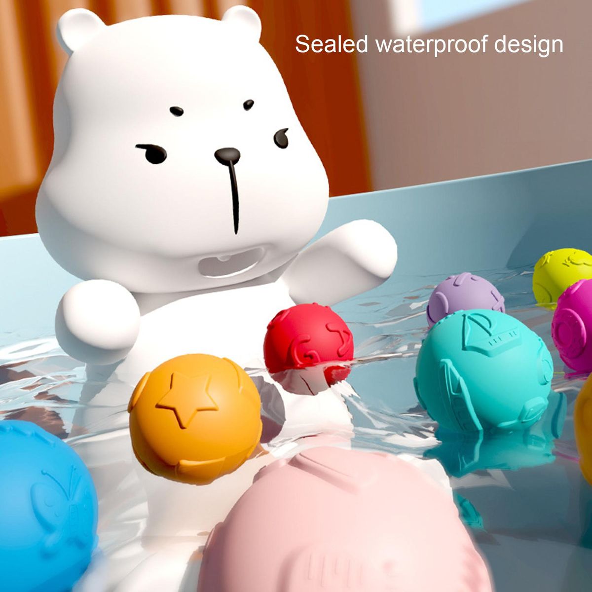 1 Set Infant Grasping Toy Massage Ball Children Educational Toy