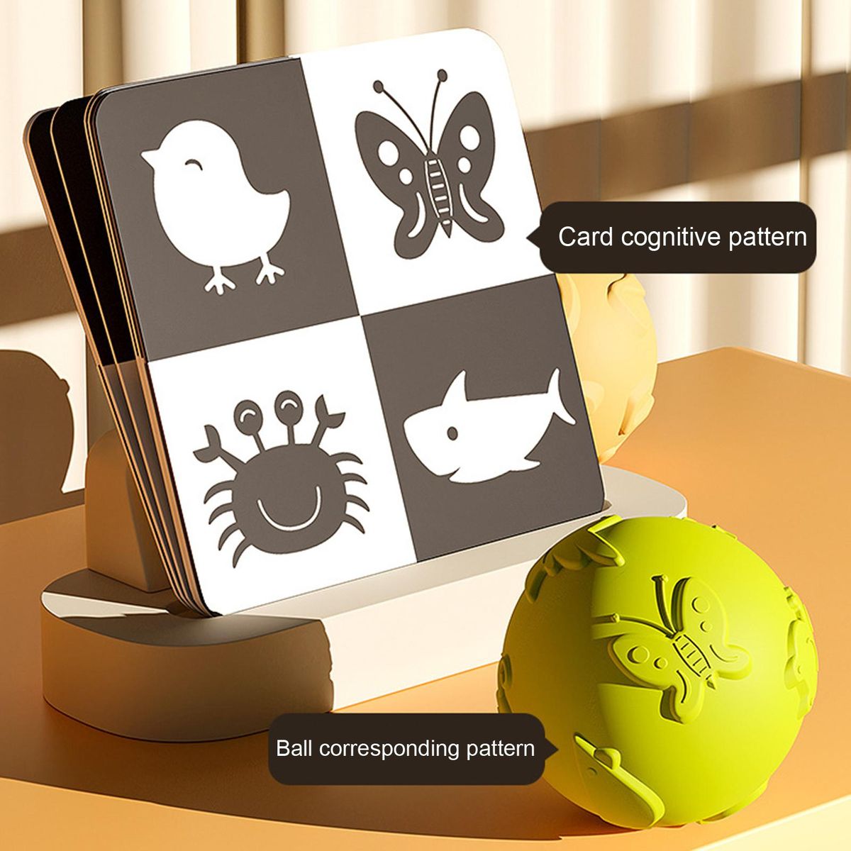 1 Set Infant Grasping Toy Massage Ball Children Educational Toy