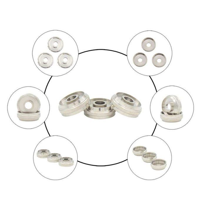 3x Sliver Trumpet Screw Trumpet Valve Cap Screw Trumpet Replacement