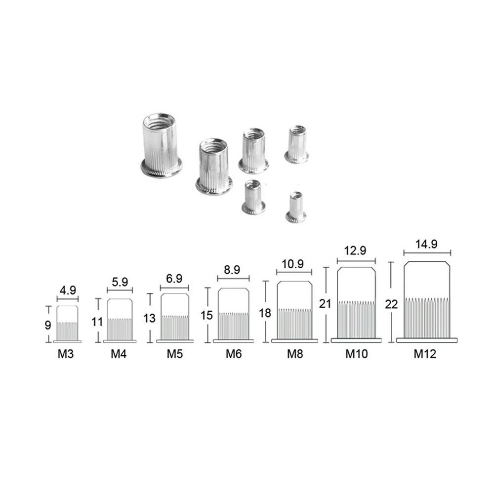 110pcs Labor-saving Hand Riveter Kits Fine Quality Simple Operation Manual Rivet Machine Professional Riveting Tools Set