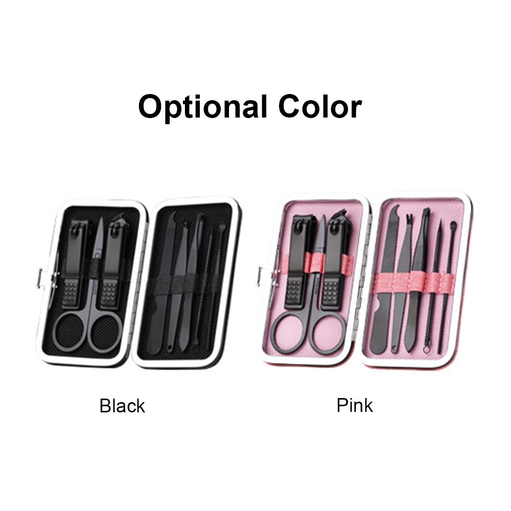 8pcs Stainless Steel Kit Pedicure Manicure Set Nail Clippers