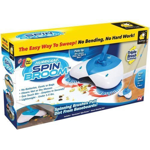 Cordless Broom For Sweeping Hard Surfaces