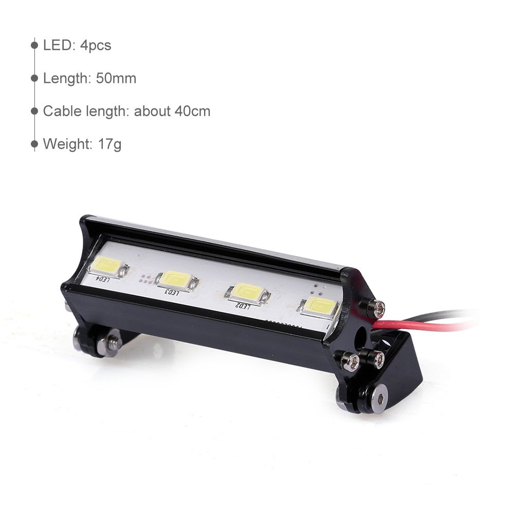 50mm Roof Headlights RC Off-Road Dome 4 LED Lights For
