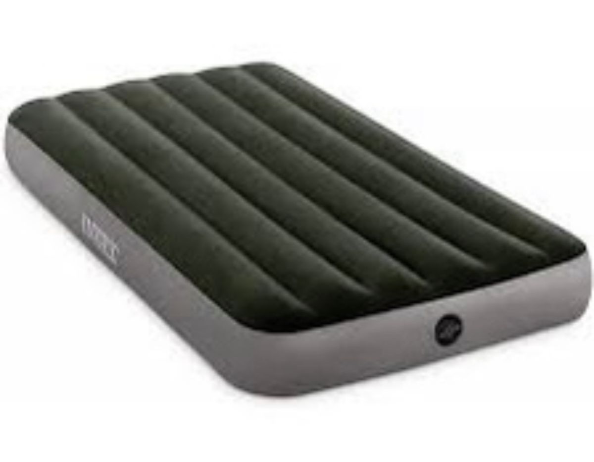 Indoor/Outdoor Camping Inflatable Mattress + Free Air Pump.