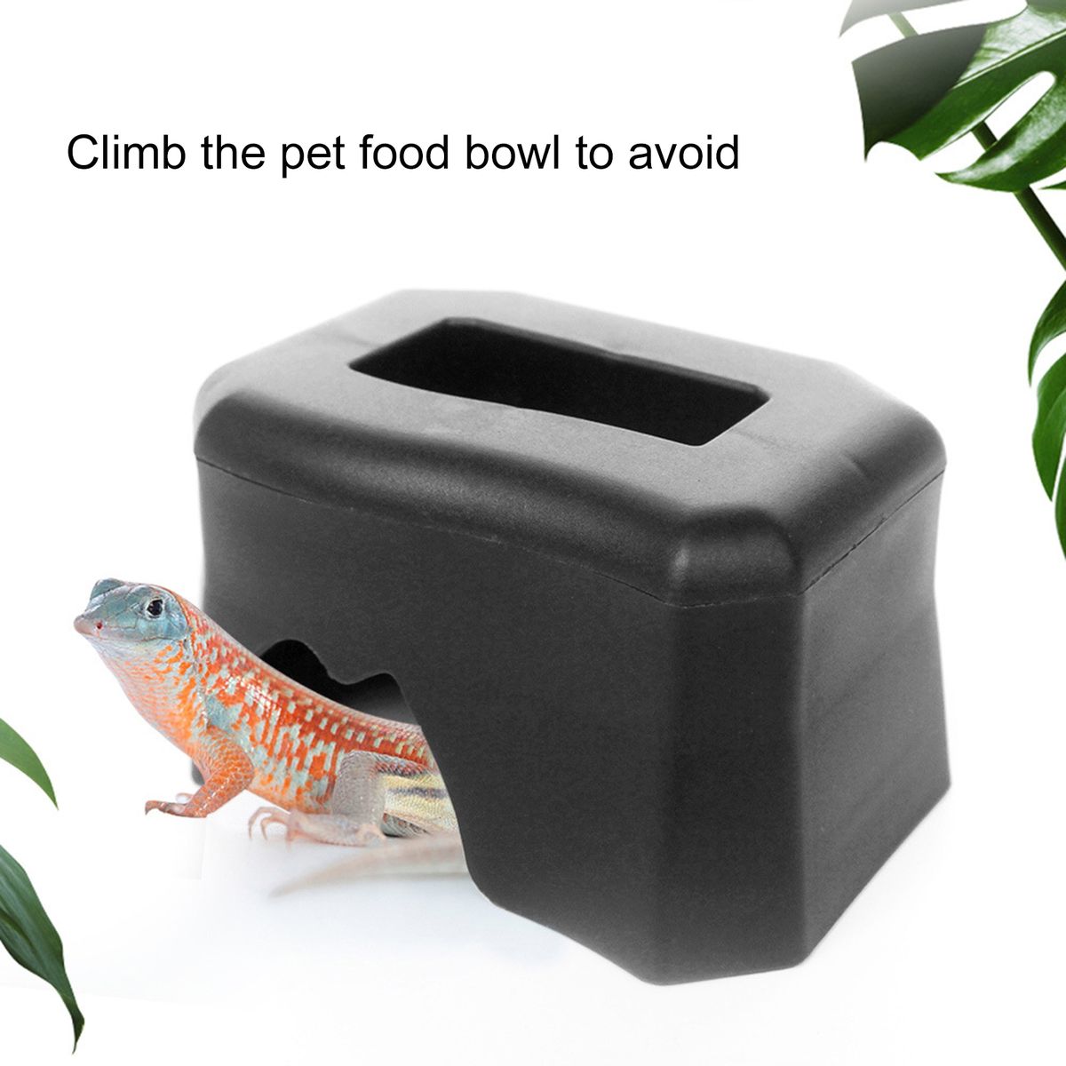 Lizard Hideout Large Reptiles Hideout Pets Toys Black