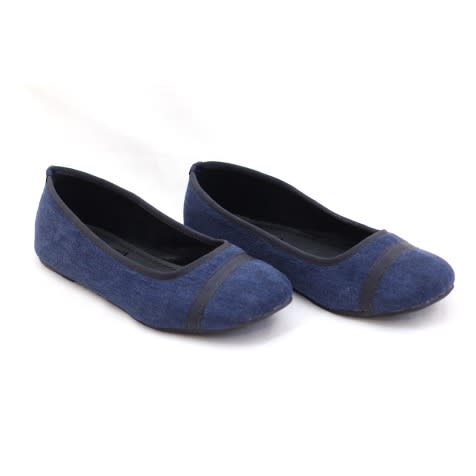 Cosmopolitan Navy Blue Flats