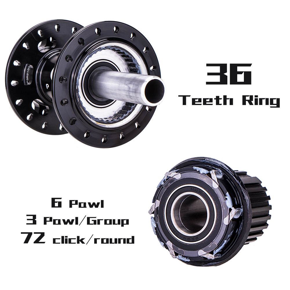 6 Bolts Disc Brake Hubs Aluminum Alloy Mountain Bike