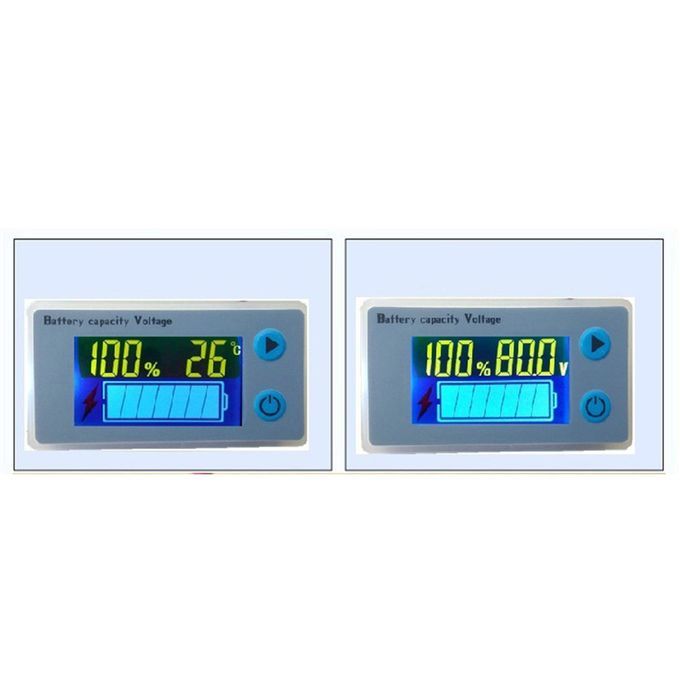 10-100V LCD Car Acid Lead Battery Capacity Indicator Digital Voltmeter