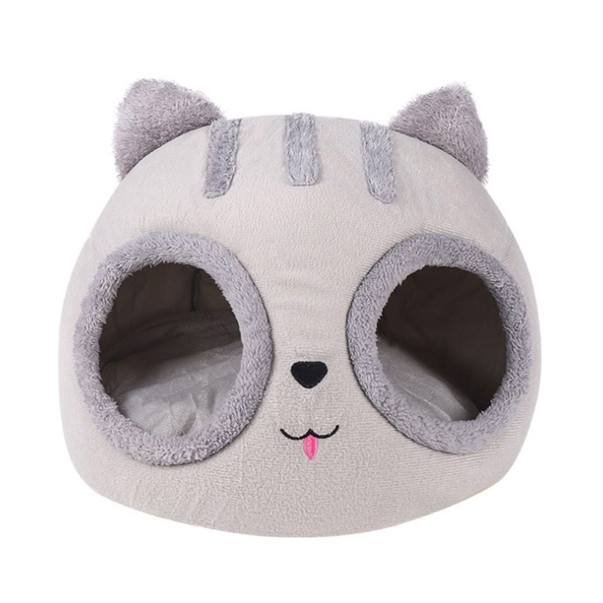 Cat Cave Bed, Cat Head Type Cat Nest, Semi-enclosed