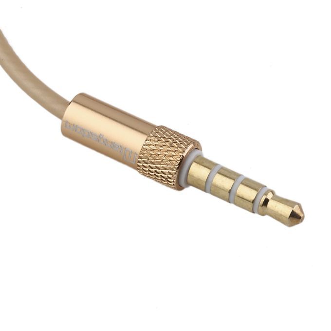 M430   Earphone 3.5mm In-ear    R B  Hifi Earphones With Mi -golden