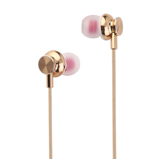 M430   Earphone 3.5mm In-ear    R B  Hifi Earphones With Mi -golden