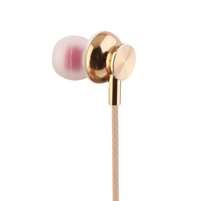 M430   Earphone 3.5mm In-ear    R B  Hifi Earphones With Mi -golden