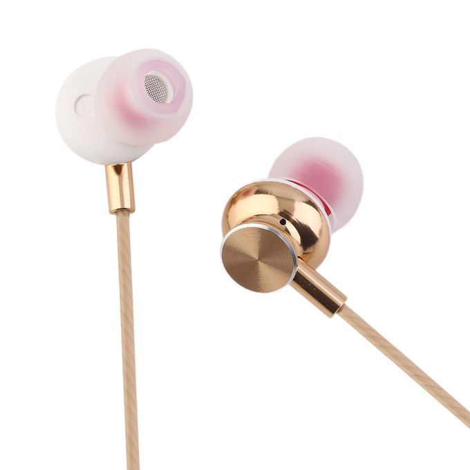M430   Earphone 3.5mm In-ear    R B  Hifi Earphones With Mi -golden