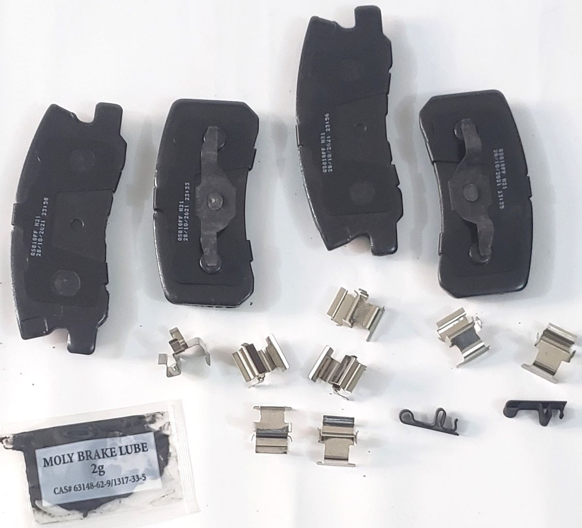 FVP FVC 868 CERAMIC REAR BRAKE PAD SET