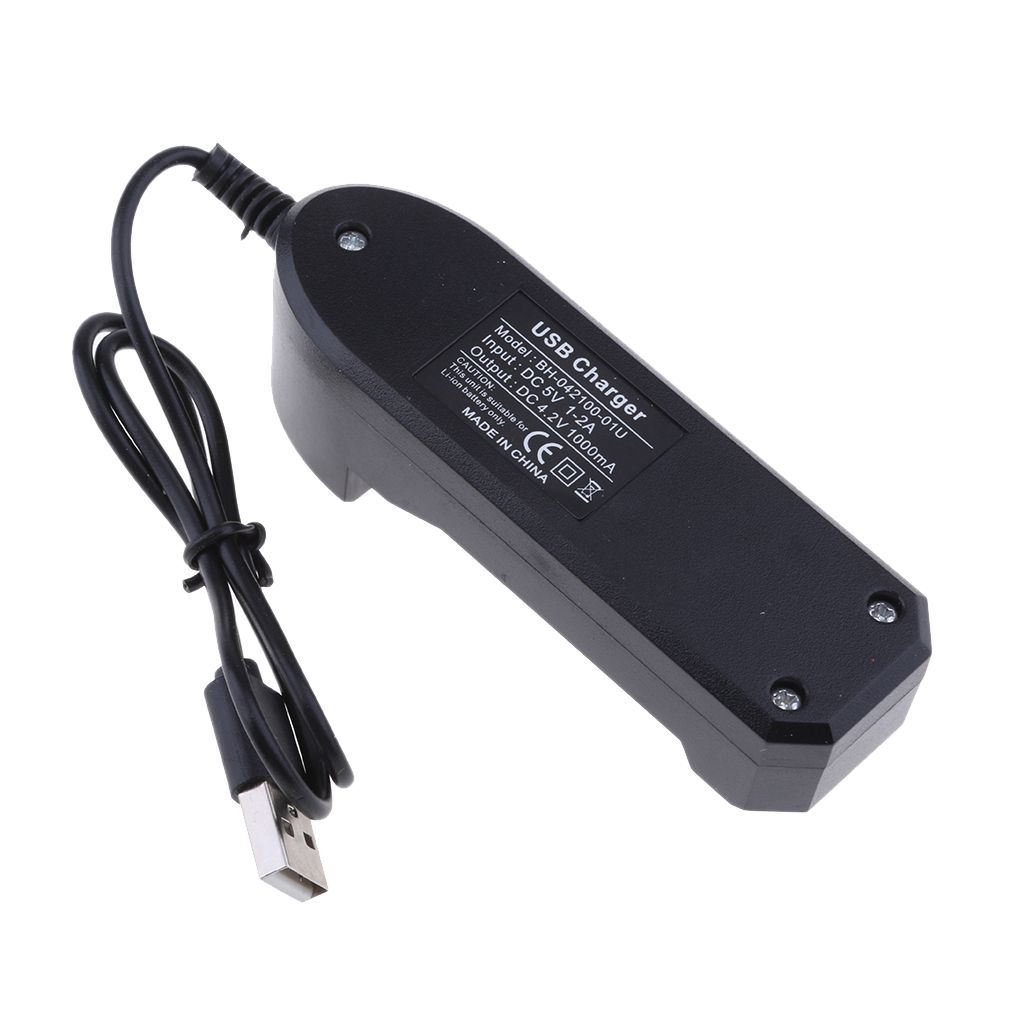 Premium 3.7V Battery Charger For 18650 Lipo Lithium Rechargeable
