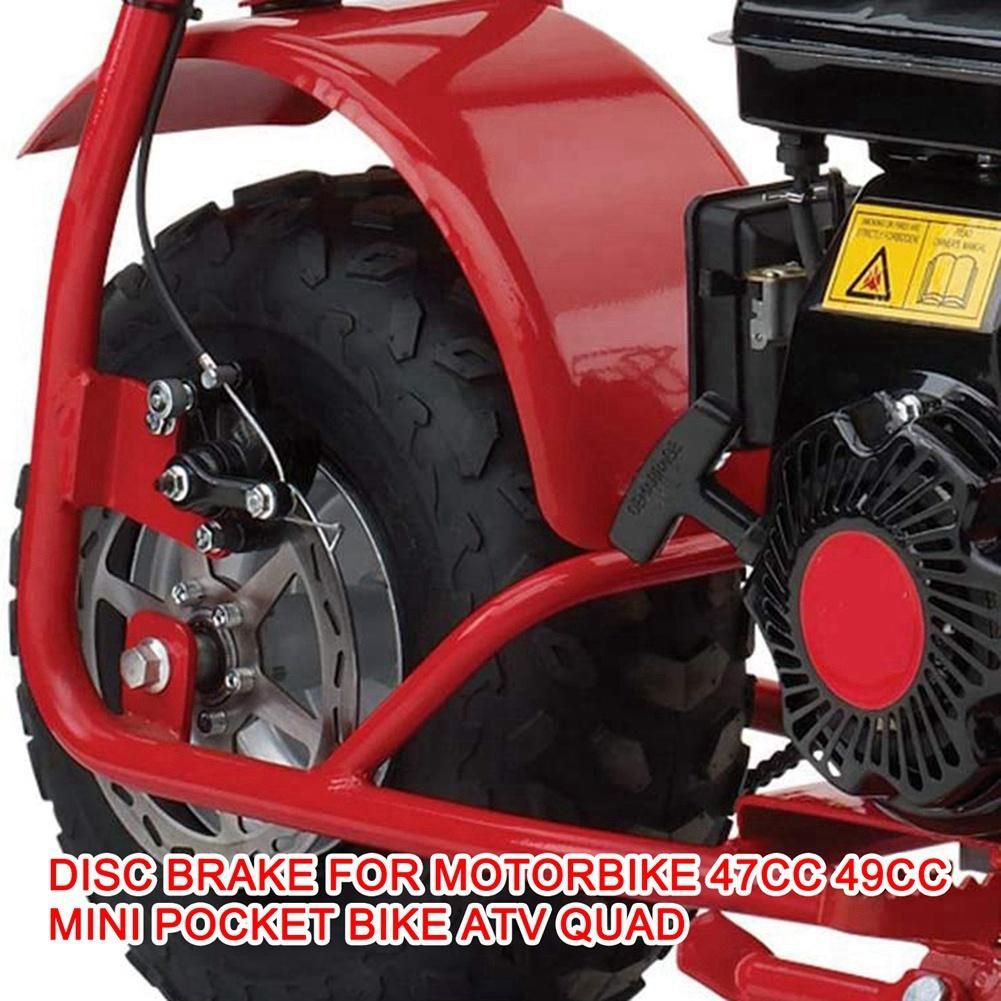 Motorcycle Red Front+Rear Disc Brake Caliper Pads