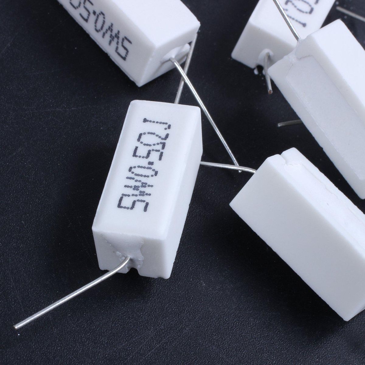 10 Pcs Axial Lead Ceramic Cement Resistor 0.5 Ohm