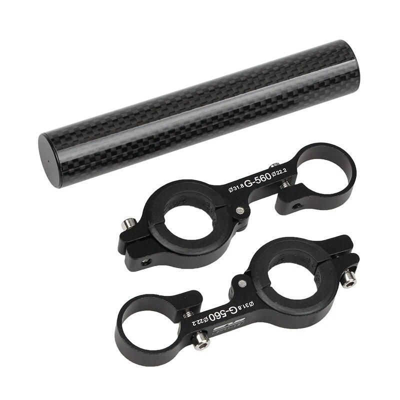 Aluminum Alloy MTB Bike Bicycle Handlebar Extender Holder Lamp Bracket 31.8mm 22.2 - 31.8mm Bicycle Handlebar Flashlight Holder