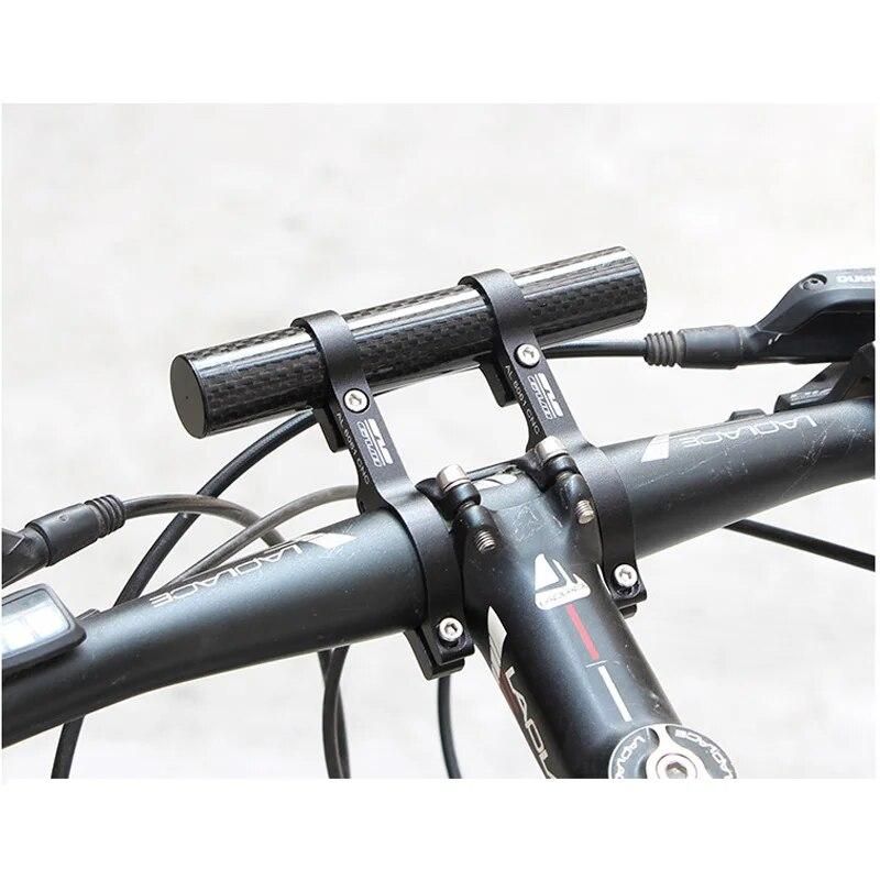 Aluminum Alloy MTB Bike Bicycle Handlebar Extender Holder Lamp Bracket 31.8mm 22.2 - 31.8mm Bicycle Handlebar Flashlight Holder