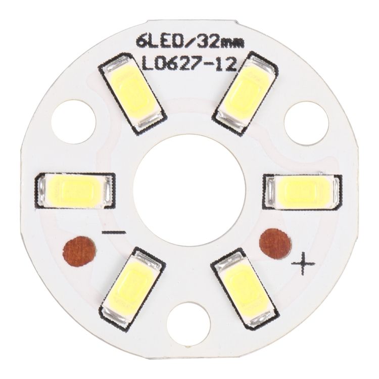 3W 6 LEDs SMD 5730 LED Module Lamp White Light, DC 9V