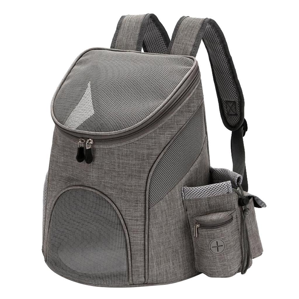 Pet Dog Cat Backpack Small Animal Rabbit Kittten Paw Mat Heavy Gray S