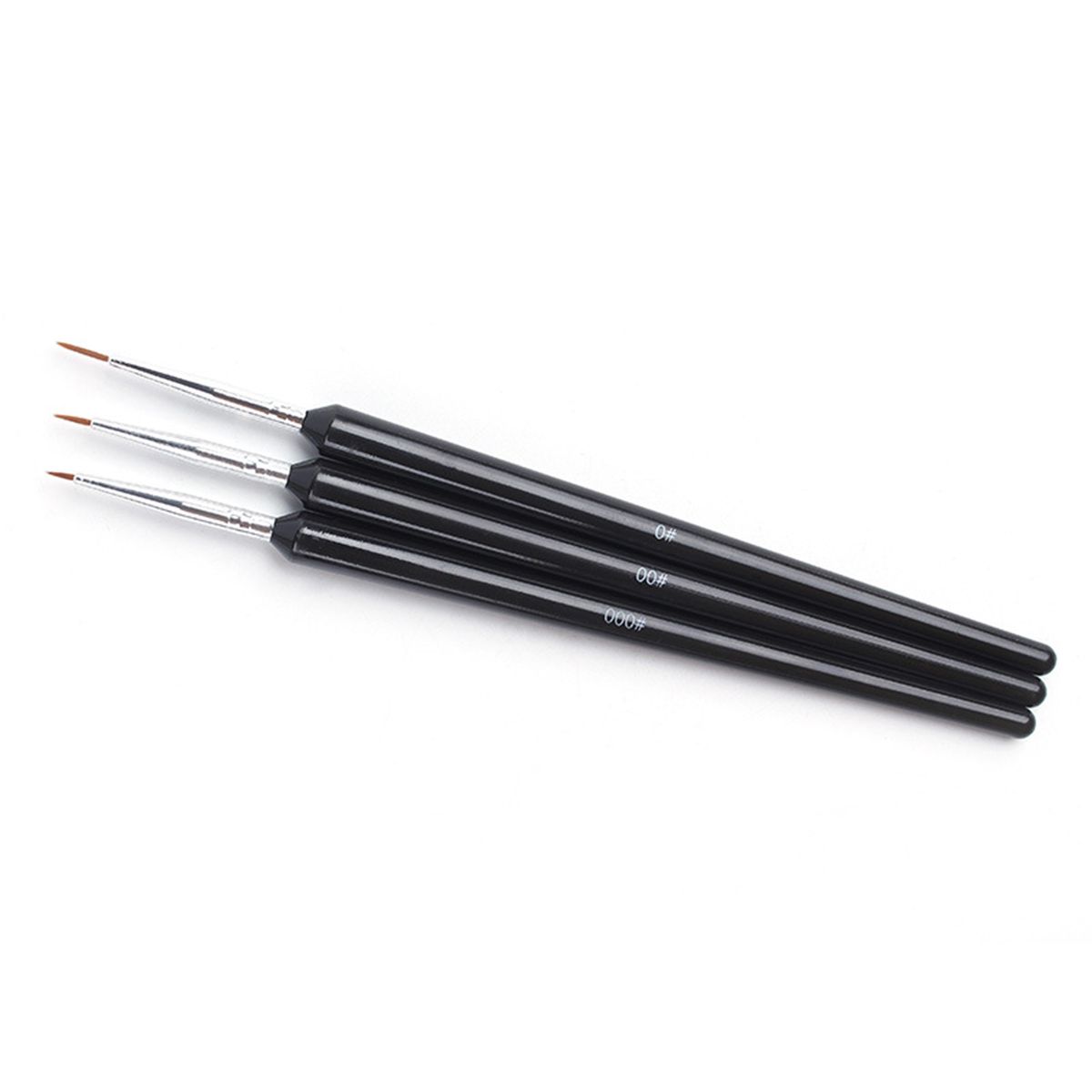 3Pcs Nail Pens Line Drawing Pen Painting Pen Flower Drawing