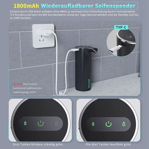 Automatic Soap Dispenser Black, Foam Soap