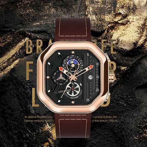 Sporty Waterproof Quartz Men's Watch-Designer Watches