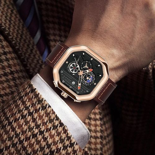 Sporty Waterproof Quartz Men's Watch-Designer Watches
