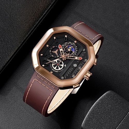 Sporty Waterproof Quartz Men's Watch-Designer Watches