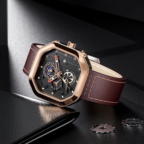 Sporty Waterproof Quartz Men's Watch-Designer Watches