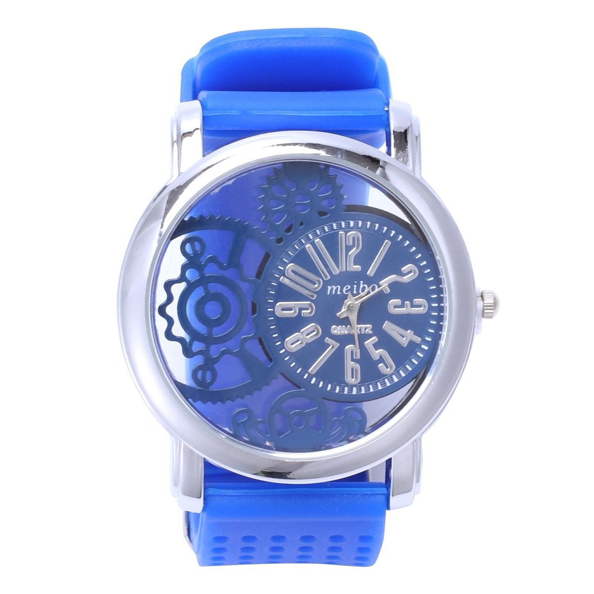 MEIBO 2087 women Fashion Silicone Watch Casual Women Dress