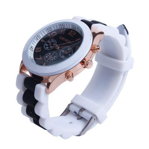 Women's Silicone Band Jelly  Quartz Wrist Watch