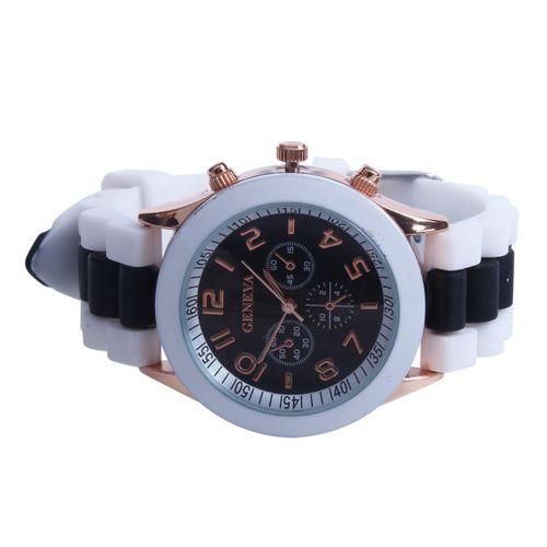 Women's Silicone Band Jelly  Quartz Wrist Watch