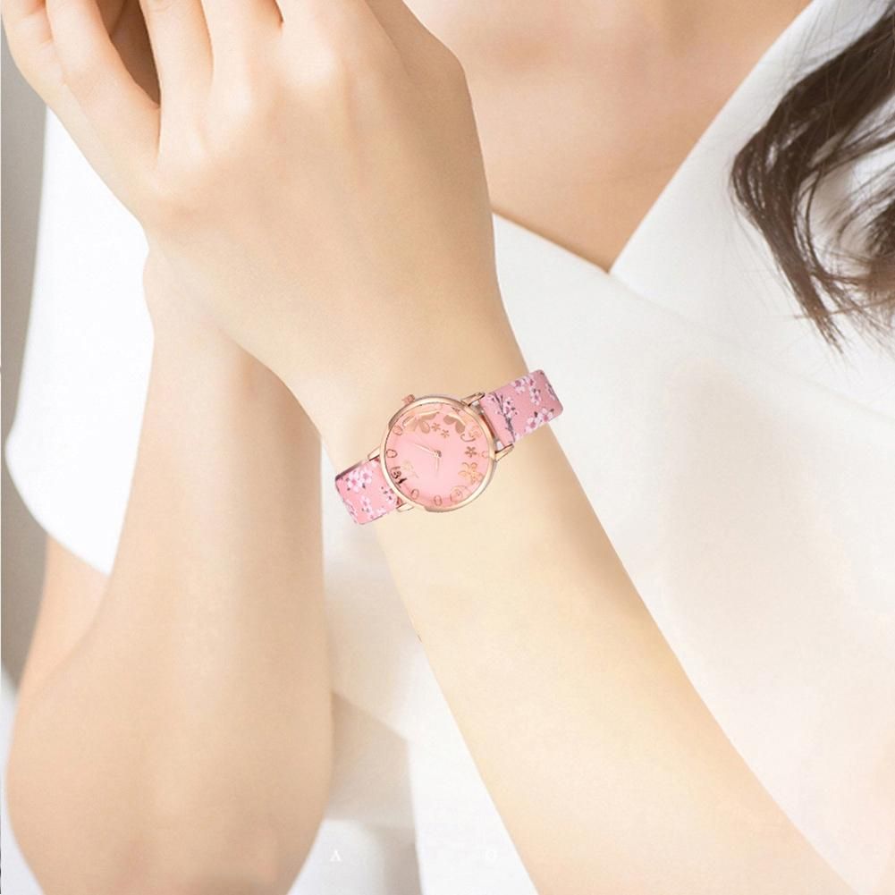 Fashion Casual Printing Ladies Watch Female Student Watch