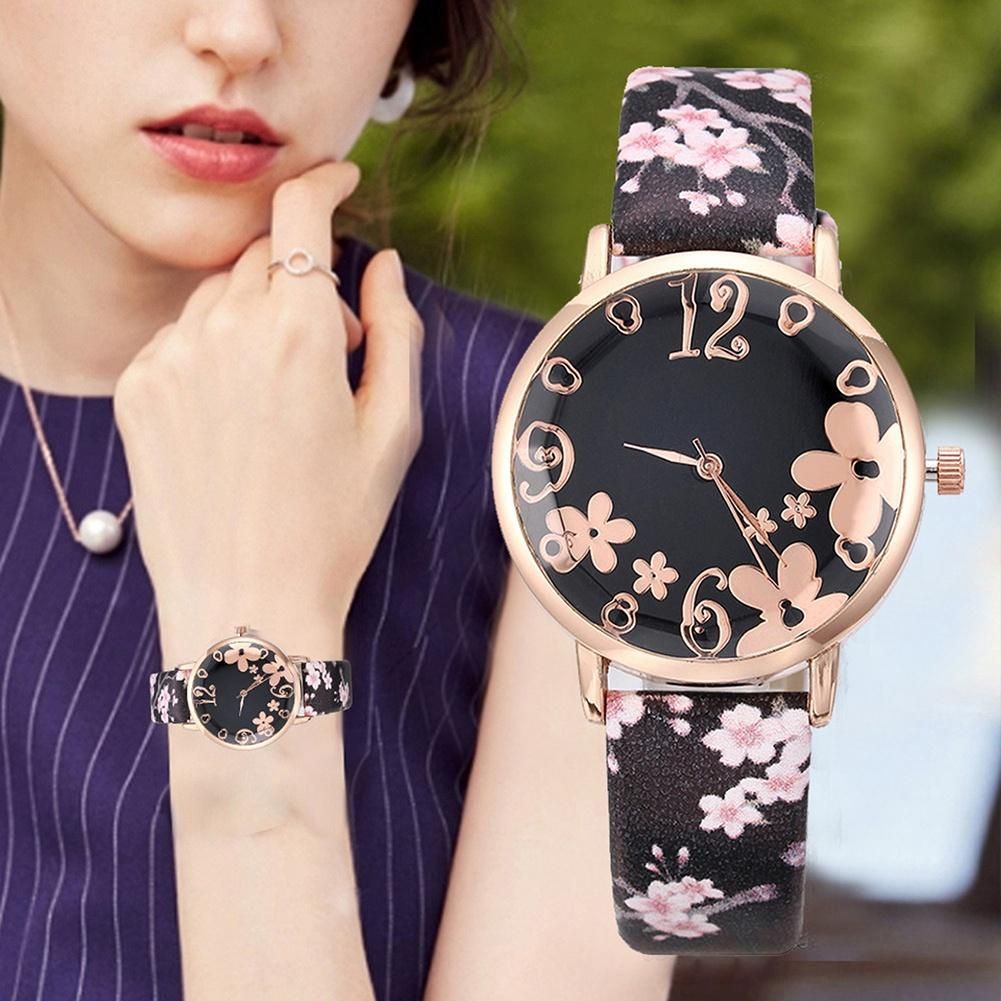 Fashion Casual Printing Ladies Watch Female Student Watch