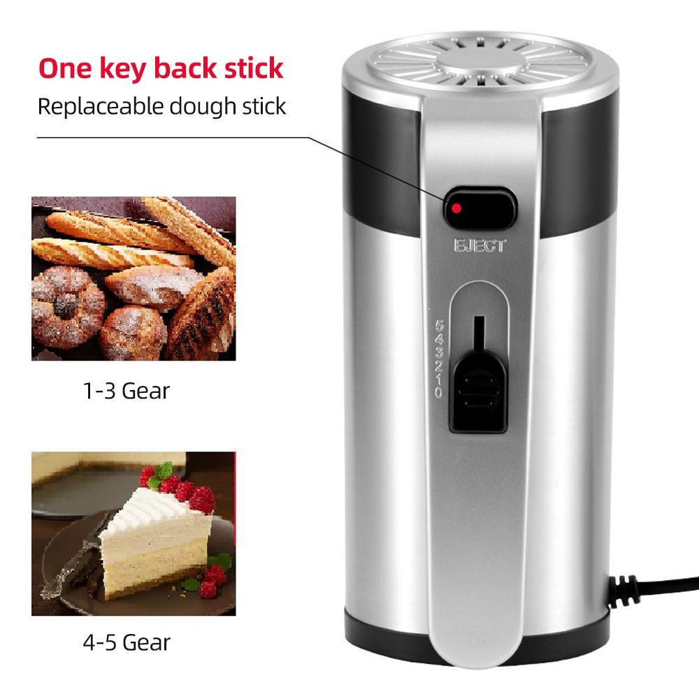 Egg Beater 5 Speed Household Electric Handheld Desktop 1000W High Power 4L Large Capacity Separate Kitchen Machine Whipping Cream Baking Mixer Automatic Whisk